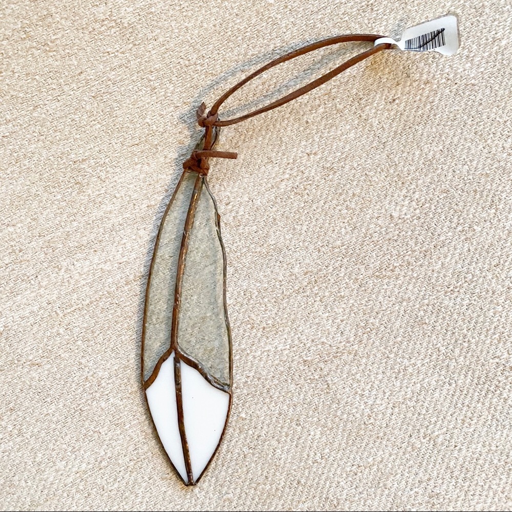 Free People Stain Glass Feather Ornament - Picture 3 of 3